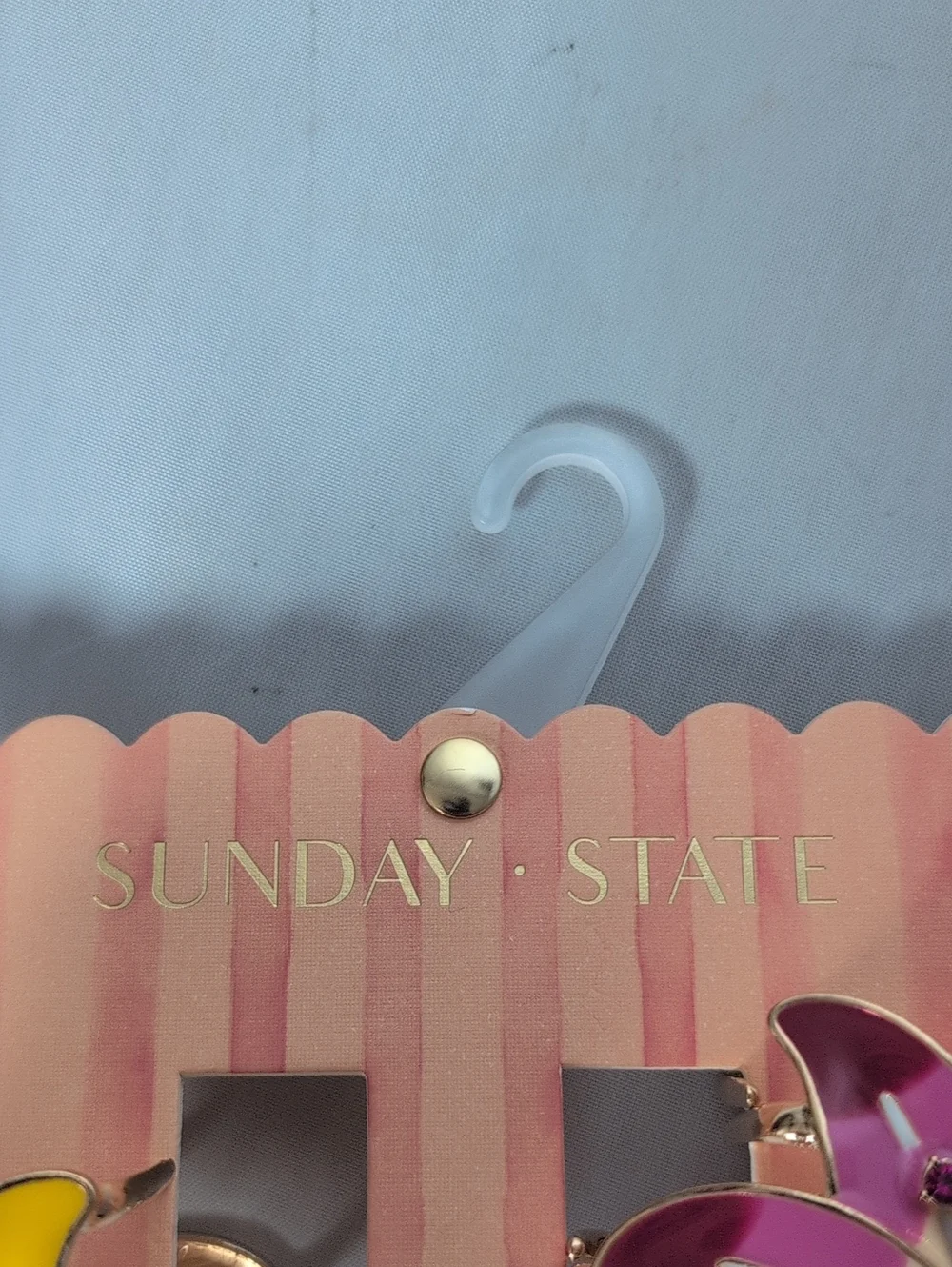 Sunday State Lilly Metal Hair Claw Clips Crystal Embellished